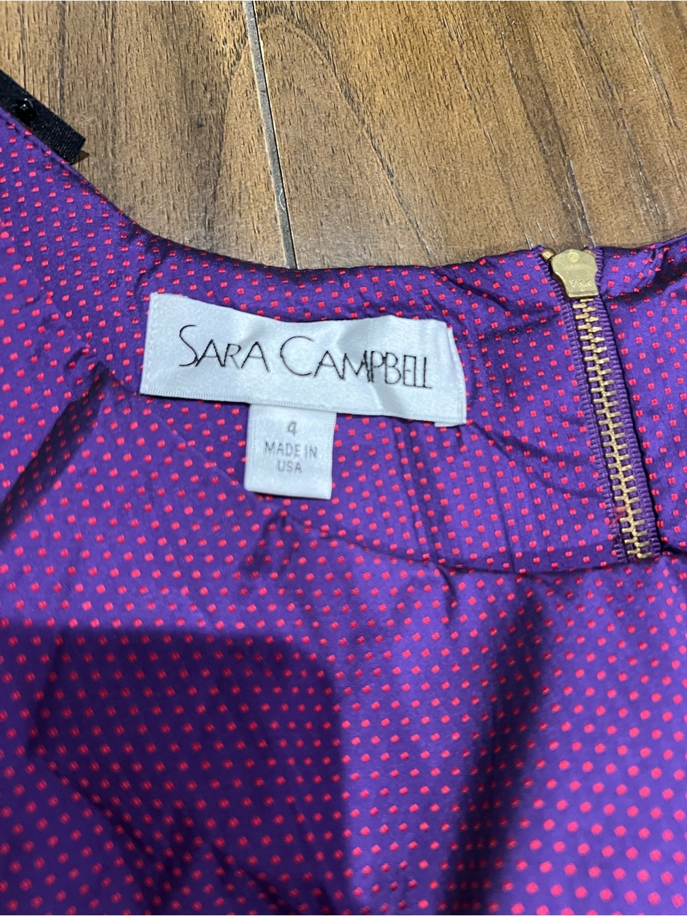 Sara Campbell Purple Midi Sheath Dress - Picture 3 of 5